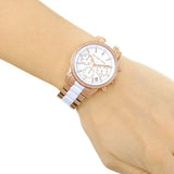  Shop Authentic Michael Kors Ritz White Dial Two Tone Steel Strap Watch for Women - MK6324 - Luxxuri