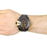  Shop Authentic Diesel Mega Chief Chronograph Black Dial Black Steel Strap Watch For Men - DZ4338 - Luxxuri