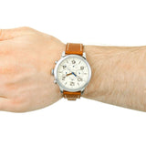  Shop Authentic Tommy Hilfiger Jake Multifunction White Dial Brown Leather Strap Watch for Men - 1791230 - Luxxuri