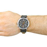  Shop Authentic Tommy Hilfiger Jake Chronograph Black Dial Black Leather Strap Watch for Men - 1791232 - Luxxuri