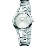  Shop Authentic Calvin Klein Class White Dial Silver Steel Strap Watch for Women - K6R23126 - Luxxuri