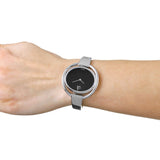  Shop Authentic Calvin Klein Impetuous Black Dial Silver Steel Strap Watch for Women - K4F2N111 - Luxxuri