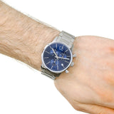  Shop Authentic Calvin Klein City Chronograph Blue Dial Silver Steel Strap Watch for Men - K2G2714N - Luxxuri