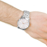  Shop Authentic Calvin Klein Infinity Silver Dial Silver Steel Strap Watch for Men - K5S34B46 - Luxxuri
