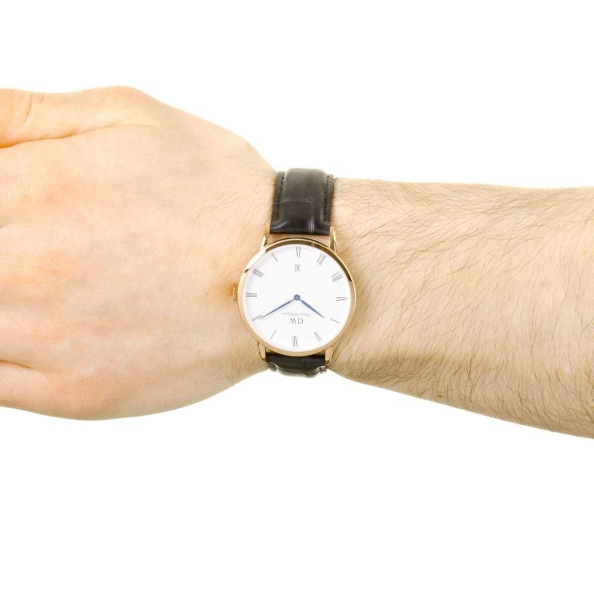  Shop Authentic Daniel Wellington Dapper Reading White Dial Black Leather Strap Watch For Men - DW00100107 - Luxxuri