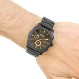  Shop Authentic Fossil Machine Chronograph Black Dial Black Steel Strap Watch for Men - FS4682 - Luxxuri
