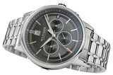  Shop Authentic Tommy Hilfiger Kyle Chronograph Grey Dial Silver Steel Strap Watch for Men - 1791632 - Luxxuri