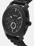  Shop Authentic Fossil Machine Chronograph Black Dial Black Silicone Strap Watch for Men - FS4487 - Luxxuri