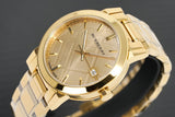  Shop Authentic Burberry The City Gold Dial Gold Steel Strap Watch for Women - BU9033 - Luxxuri