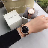  Shop Authentic Michael Kors Darci Black Dial Rose Gold Steel Strap Watch for Women - MK3402 - Luxxuri