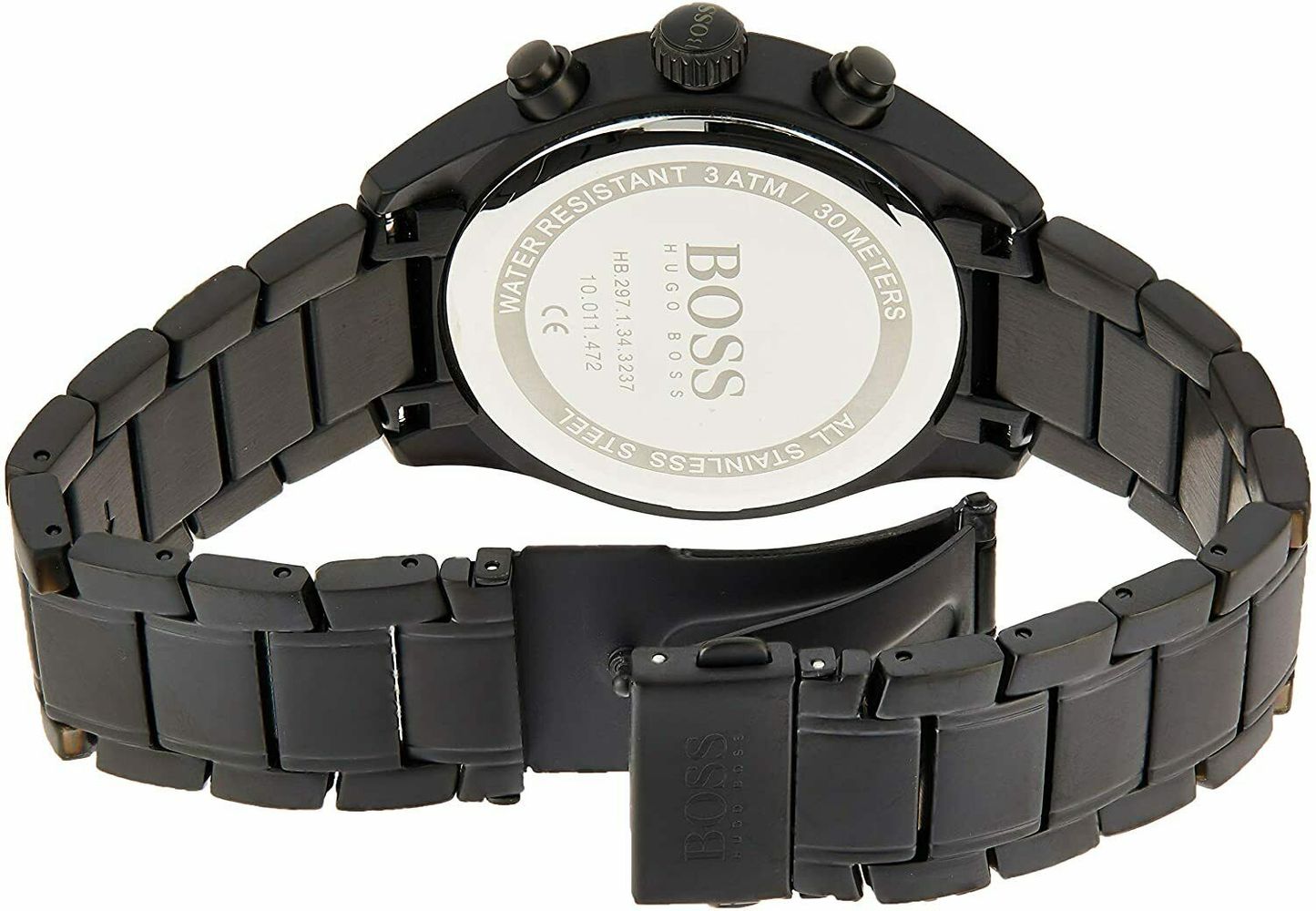  Shop Authentic Hugo Boss Grand Prix Black Dial Black Steel Strap Watch for Men - 1513676 - Luxxuri