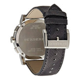  Shop Authentic Burberry The City Grey Dial Black Leather Strap Watch for Men - BU9362 - Luxxuri