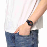  Shop Authentic Armani Exchange Cayde Analog Black Dial Black Leather Strap Watch For Men - AX7120 - Luxxuri