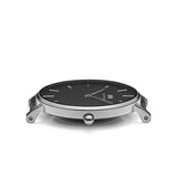  Shop Authentic Daniel Wellington Classic Petite Bondi Black Dial White Leather Strap Watch for Women - DW00100286 - Luxxuri