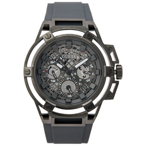  Shop Authentic Guess Matrix Multifunction Grey Dial Grey Rubber Strap Watch for Men - GW0423G3 - Luxxuri