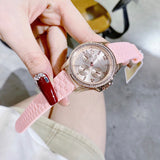  Shop Authentic Michael Kors Mini Pilot Quartz Rose Gold Dial Pink Silicone Strap Watch For Women - MK7375 - Luxxuri