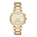  Shop Authentic Michael Kors Sawyer White Dial Gold Steel Strap Watch for Women - MK6362 - Luxxuri