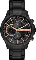  Shop Authentic Armani Exchange Chronograph Black Dial Black Steel Strap Watch For Men - AX2429 - Luxxuri