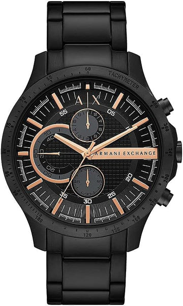  Shop Authentic Armani Exchange Chronograph Black Dial Black Steel Strap Watch For Men - AX2429 - Luxxuri