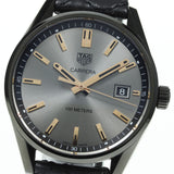  Shop Authentic Tag Heuer Carrera Special Edition Black Dial Black Leather Strap Watch for Women - WAR1113.FC6392 - Luxxuri