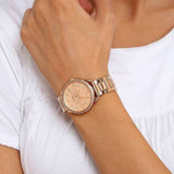  Shop Authentic Fossil Tailor Rose Gold Dial Rose Gold Steel Strap Watch for Women - ES4264 - Luxxuri