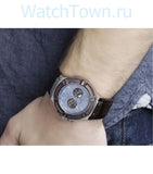  Shop Authentic Guess Rigor Analogue Quartz Blue Dial Brown Leather Strap Watch For Men - W0040G10 - Luxxuri