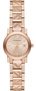  Shop Authentic Burberry The City Rose Gold Dial Rose Gold Steel Strap Watch for Women - BU9235 - Luxxuri