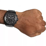  Shop Authentic Fossil Machine Chronograph Black Dial Black Steel Strap Watch for Men - FS4927 - Luxxuri