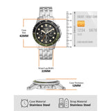  Shop Authentic Fossil FB-01 Chronograph Black Dial Silver Steel Strap Watch for Men - FS5864 - Luxxuri