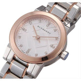  Shop Authentic Burberry The City Silver Dial Two Tone Steel Strap Watch for Women - BU9214 - Luxxuri