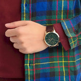  Shop Authentic Tommy Hilfiger Hunter Green Dial Brown Leather Strap Watch for Men - 1791607 - Luxxuri