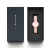  Shop Authentic Daniel Wellington Petite Mother of Pearl Pink Dial Pink Nylon Strap Watch For Women - DW00100512 - Luxxuri