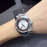  Shop Authentic Marc Jacobs Henry Skeleton Silver Dial Silver Steel Strap Watch for Women - MBM3262 - Luxxuri