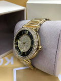  Shop Authentic Michael Kors Catlin Black Dial Gold Steel Strap Watch for Women - MK3338 - Luxxuri