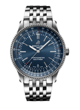  Shop Authentic Breitling Navitimer Automatic 41mm Blue Dial Silver Steel Strap Watch for Men - A17326161C1A1 - Luxxuri