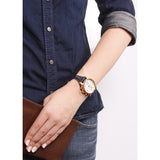  Shop Authentic Fossil Original Boyfriend Chronograph White Dial Navy Blue Leather Strap Watch for Women - ES3838 - Luxxuri