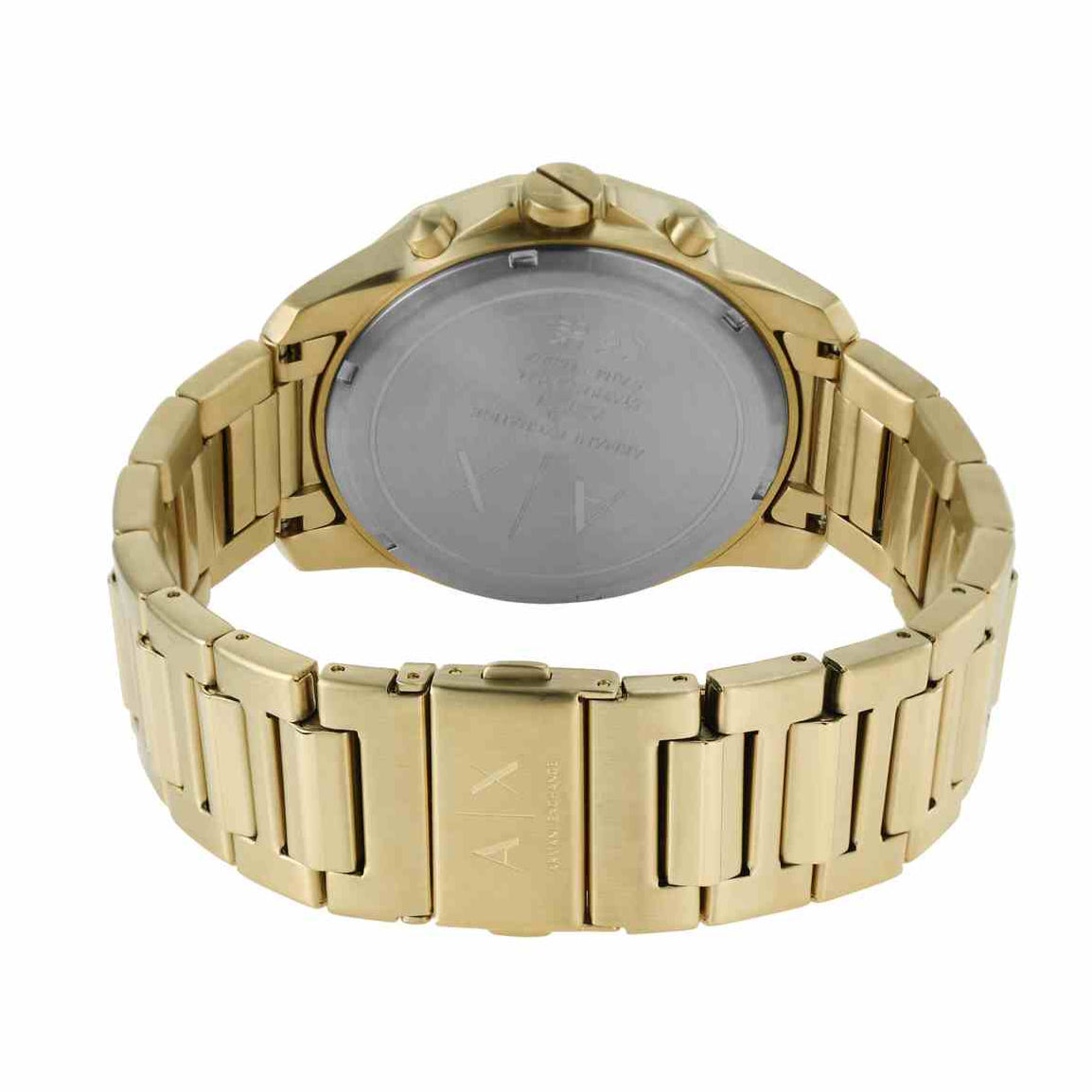  Shop Authentic Armani Exchange Banks Chronograph Black Dial Gold Steel Strap Watch For Men - AX1721 - Luxxuri