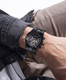  Shop Authentic Guess Continental Chronograph Black Dial Black Mesh Strap Watch For Men - GW0582G3 - Luxxuri