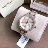  Shop Authentic Michael Kors Sofie Chronograph White Dial Two Tone Steel Strap Watch For Women - MK4353 - Luxxuri
