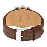  Shop Authentic Fossil Coachman Chronograph Silver Dial Brown Leather Strap Watch for Men - CH2565 - Luxxuri