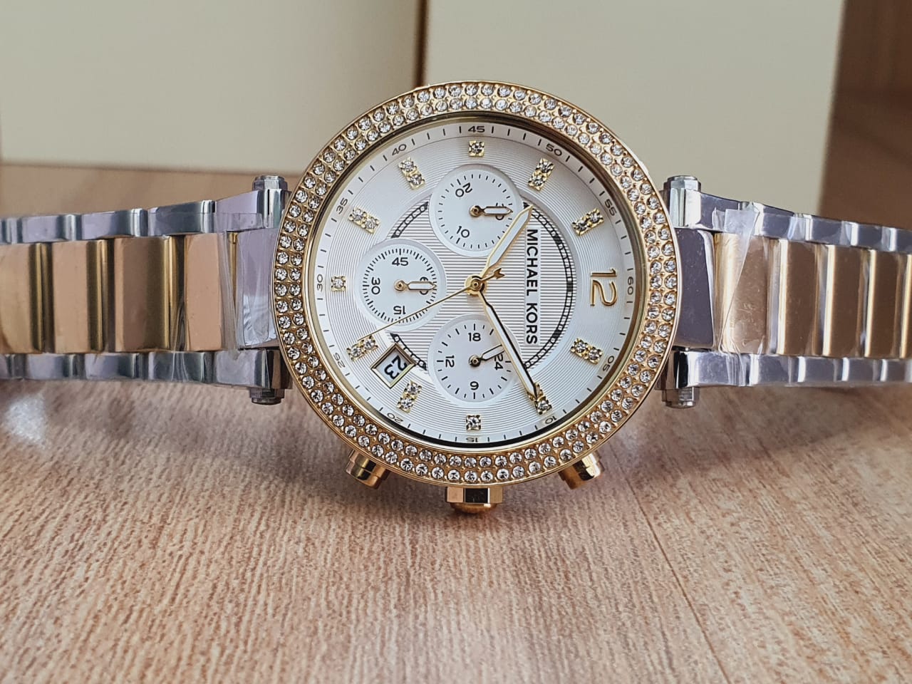  Shop Authentic Michael Kors Parker White Dial Two Tone Steel Strap Watch for Women - MK5626 - Luxxuri