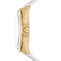  Shop Authentic Michael Kors Jessa Multifunction Gold Dial White Leather Strap Watch For Women - MK7204 - Luxxuri