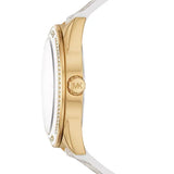  Shop Authentic Michael Kors Jessa Multifunction Gold Dial White Leather Strap Watch For Women - MK7204 - Luxxuri