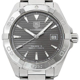  Shop Authentic Tag Heuer Aquaracer Automatic Anthracite Grey Dial Silver Steel Strap Watch for Men - WAY2113.BA0928 - Luxxuri