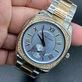  Shop Authentic Michael Kors Bryn Quartz Blue Dial Two Tone Steel Strap Watch For Women - MK6136 - Luxxuri