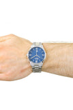  Shop Authentic Hugo Boss Governer Blue Dial Silver Steel Strap Watch for Men - 1513487 - Luxxuri