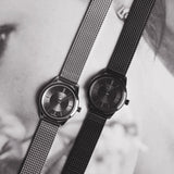  Shop Authentic Calvin Klein Minimal Black Dial Black Mesh Bracelet Watch for Women - K3M234B1 - Luxxuri