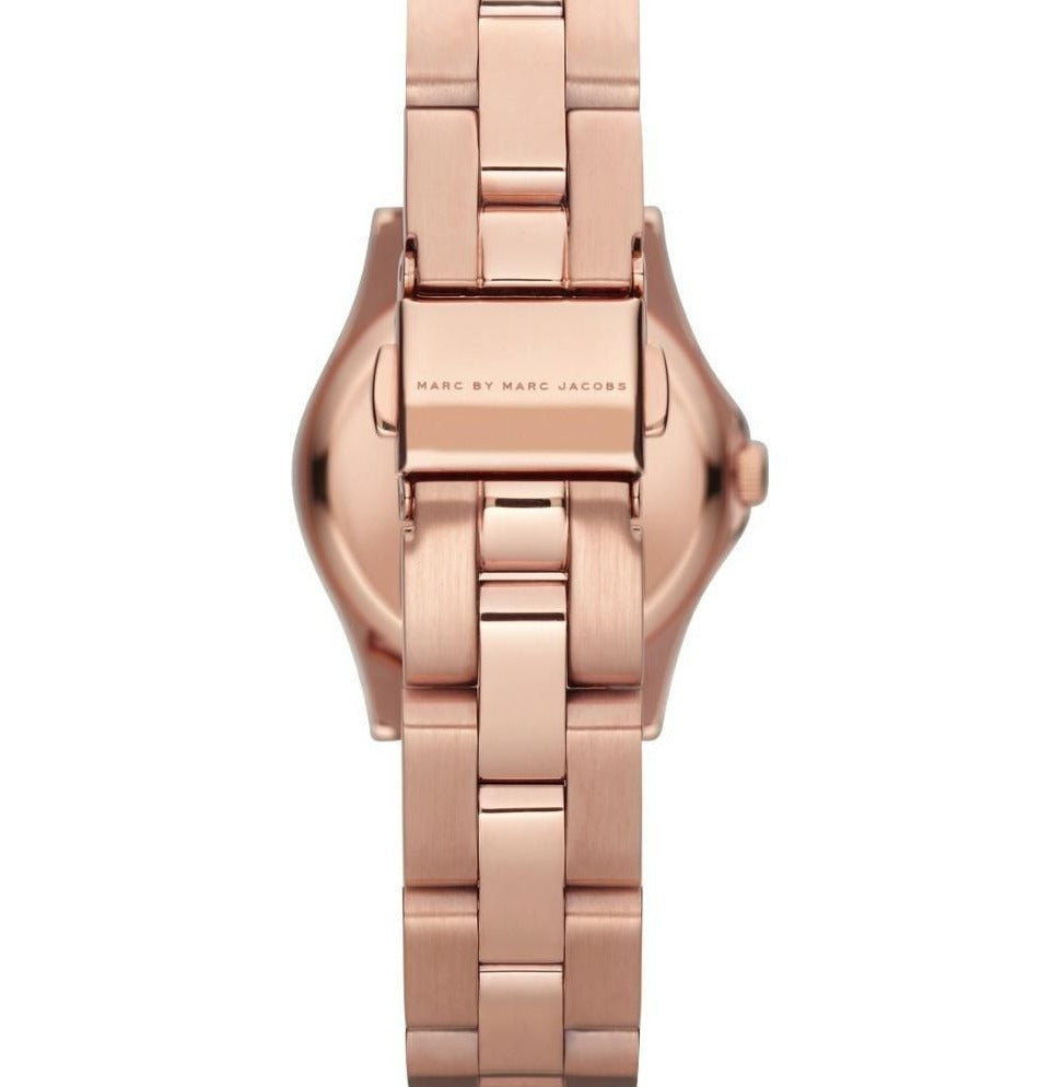  Shop Authentic Marc Jacobs Baby Dave Rose Gold Dial Rose Gold Steel Strap Watch for Women - MBM3235 - Luxxuri