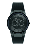  Shop Authentic Salvatore Ferragamo Sapphire Black Dial Black Rubber Strap Watch for Men - SFHP00320 - Luxxuri