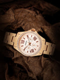  Shop Authentic Fossil Cecile Rose Gold Dial Rose Gold Steel Strap Watch for Women - AM4483 - Luxxuri